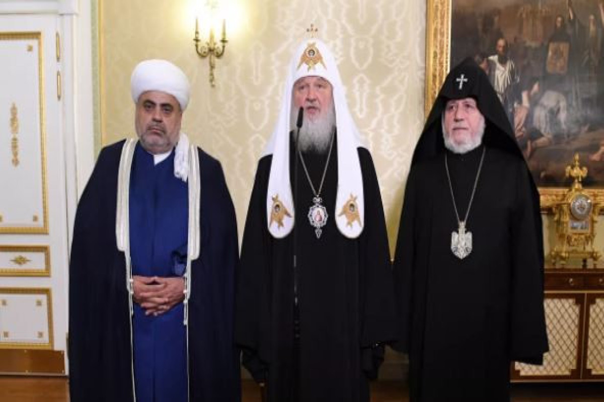 Relevant measures to be conducted for organizing next tripartite meeting of Azerbaijani, Russian, and Armenian religious leaders