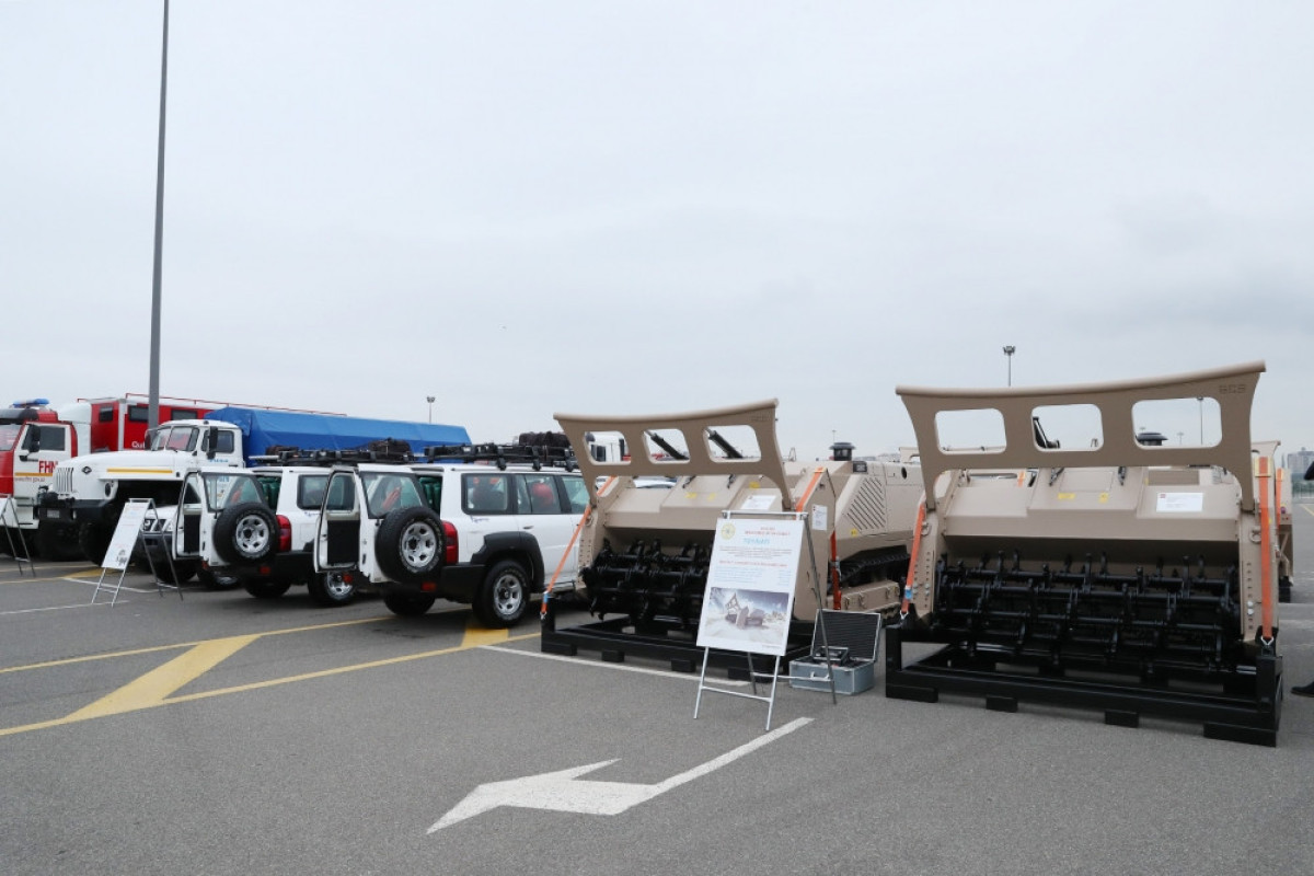 Robots purchased by the Azerbaijani MES are able to clear 1,500 square meters of mines per hour