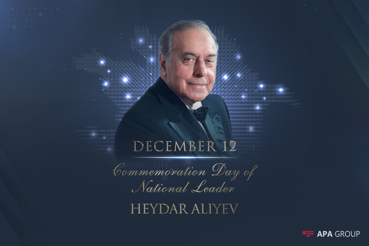 National Leader of the Azerbaijani people Heydar Aliyev