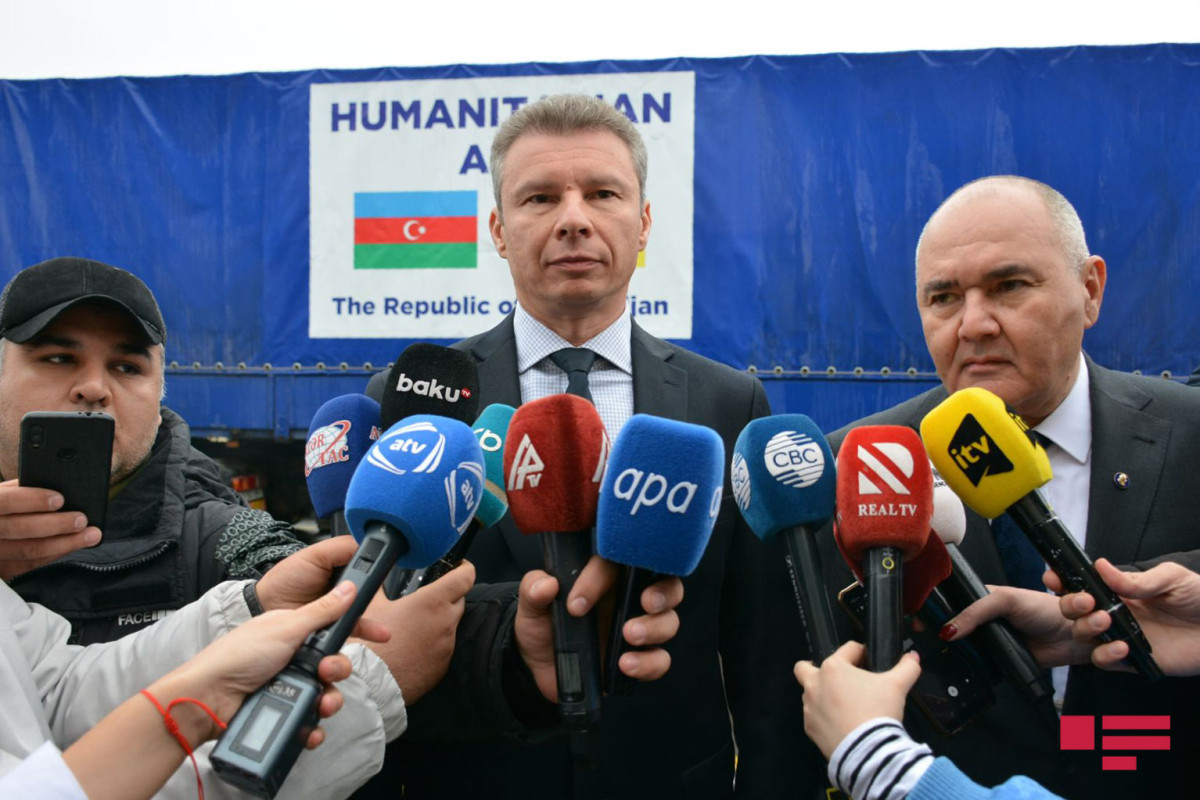 Ukrainian ambassador: We are very grateful to Azerbaijani leadership and people for humanitarian aid