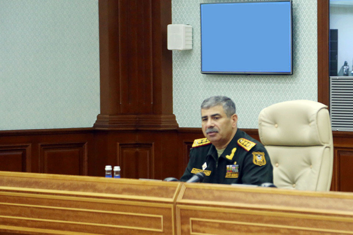 Zakir Hasanov, Azerbaijan's Minister of Defence