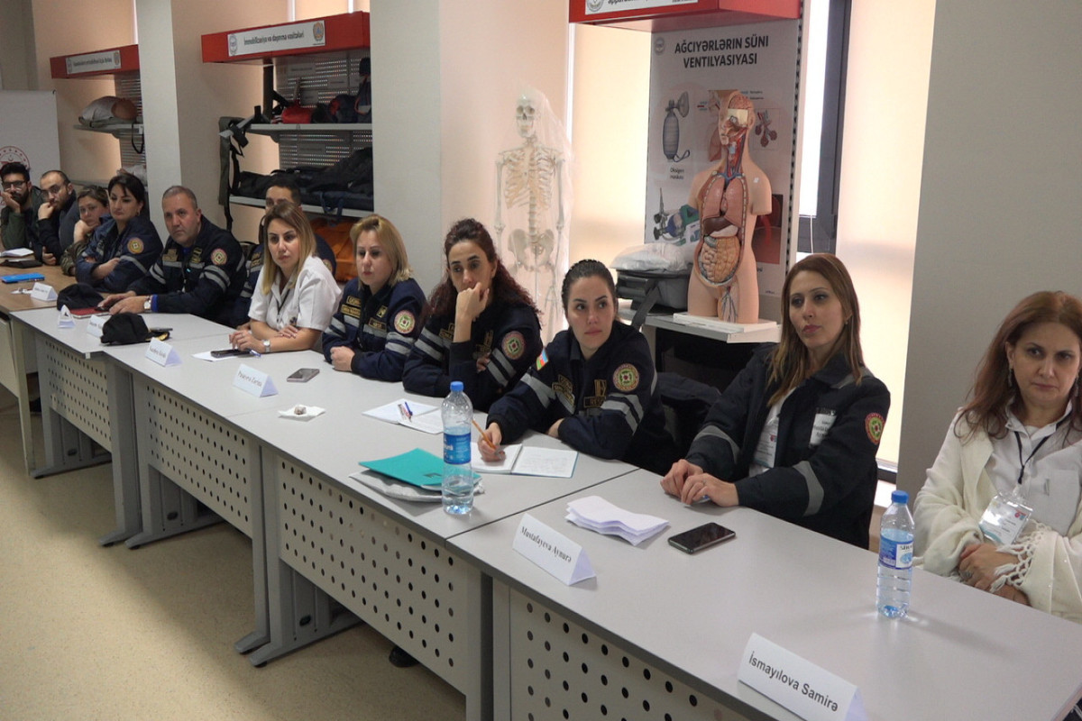 Turkish specialists conduct training for medical personnel in Azerbaijani MES