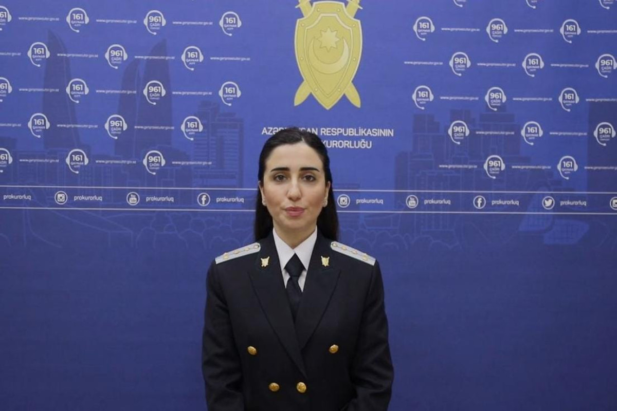 General Prosecutor's Office, first-class lawyer Aynur Efendiyeva