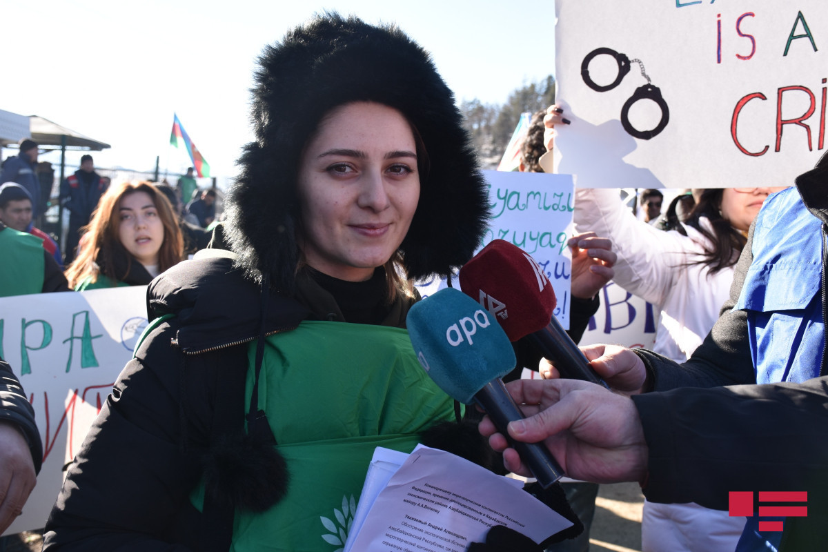Zamina Zamanova, an environmental activist