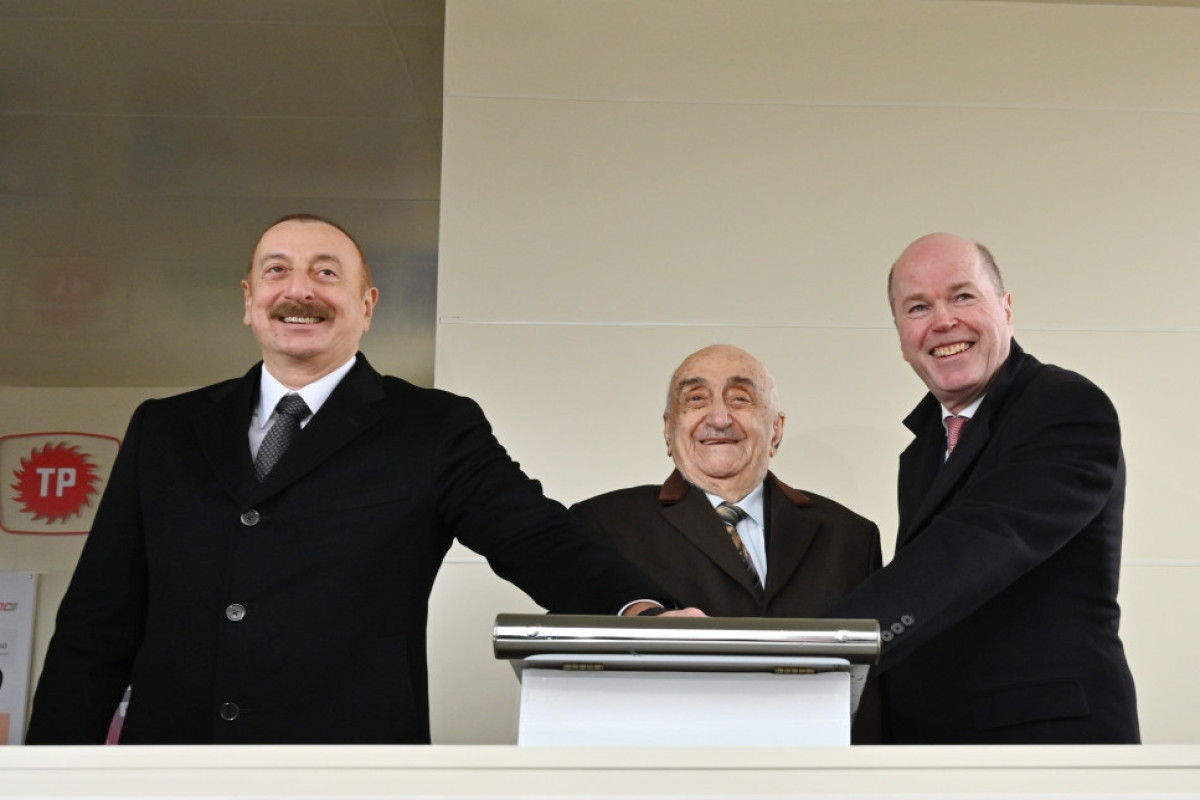 President Ilham Aliyev attended Azeri Central East jacket sail-away ceremony-UPDATED 