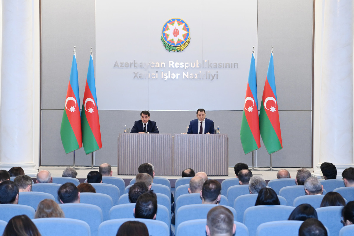 Ministry of Foreign Affairs hosted a briefing for representatives of the diplomatic corps and military attachés accredited in Azerbaijan