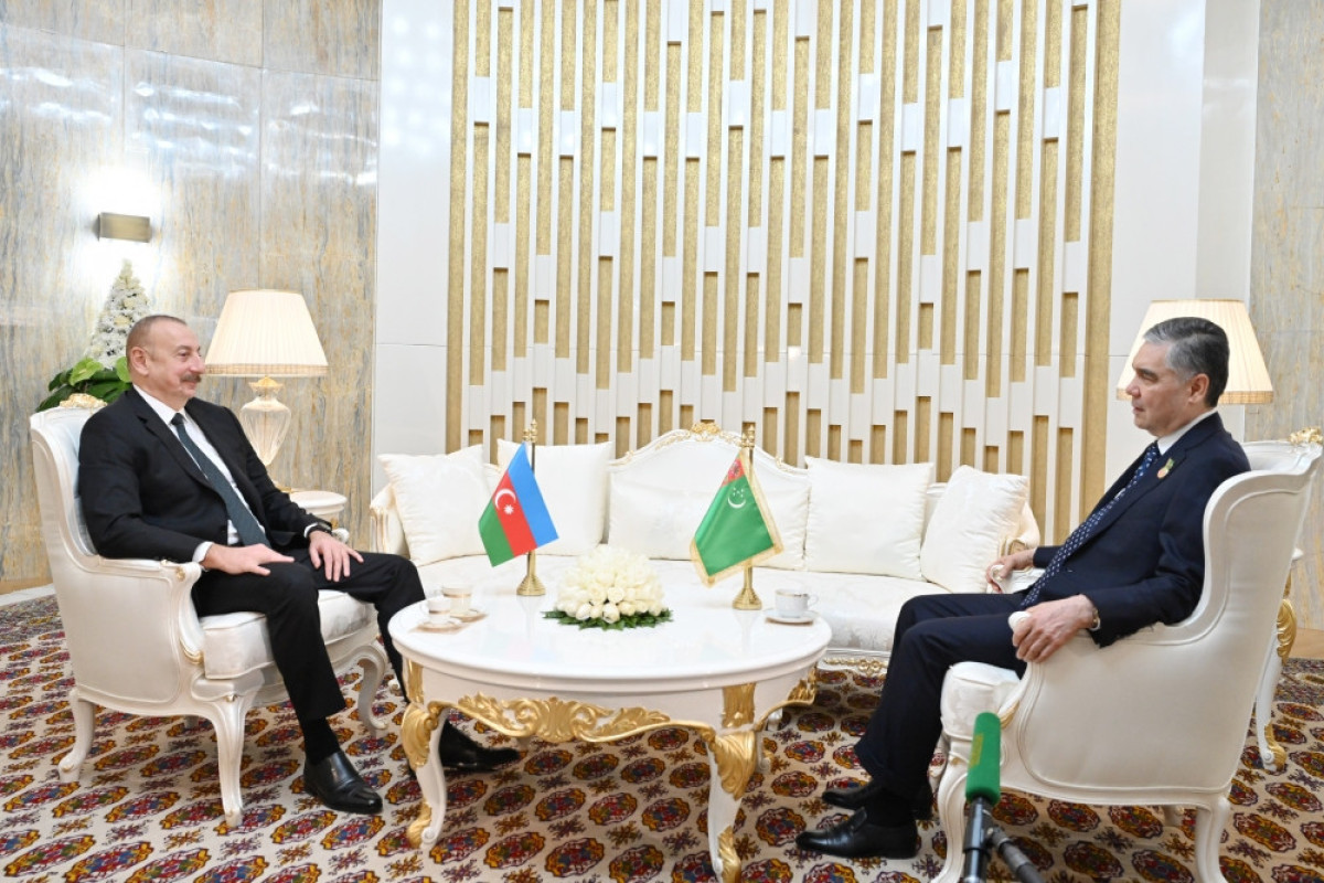 Ilham Aliyev,  Gurbanguli Berdymukhamedov