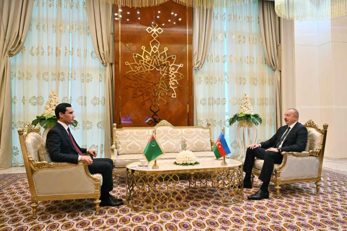 President Ilham Aliyev meets with Serdar Berdimuhamedov