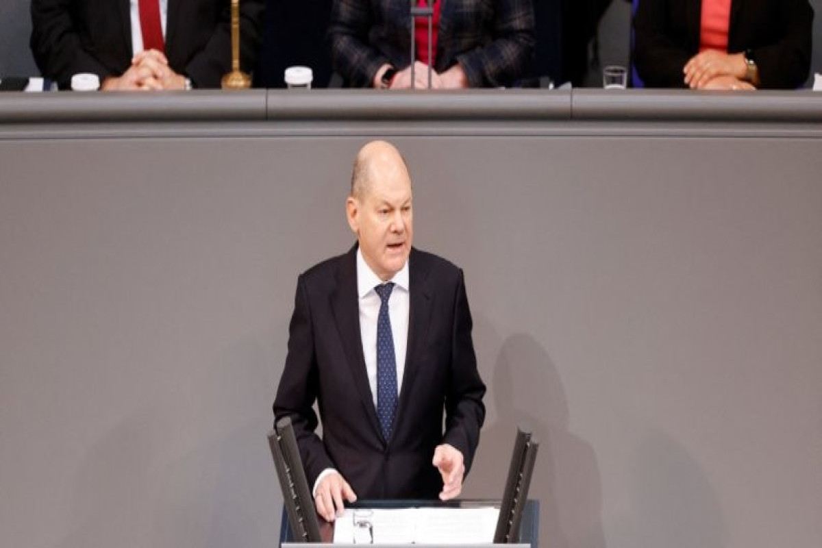 German Chancellor Olaf Scholz