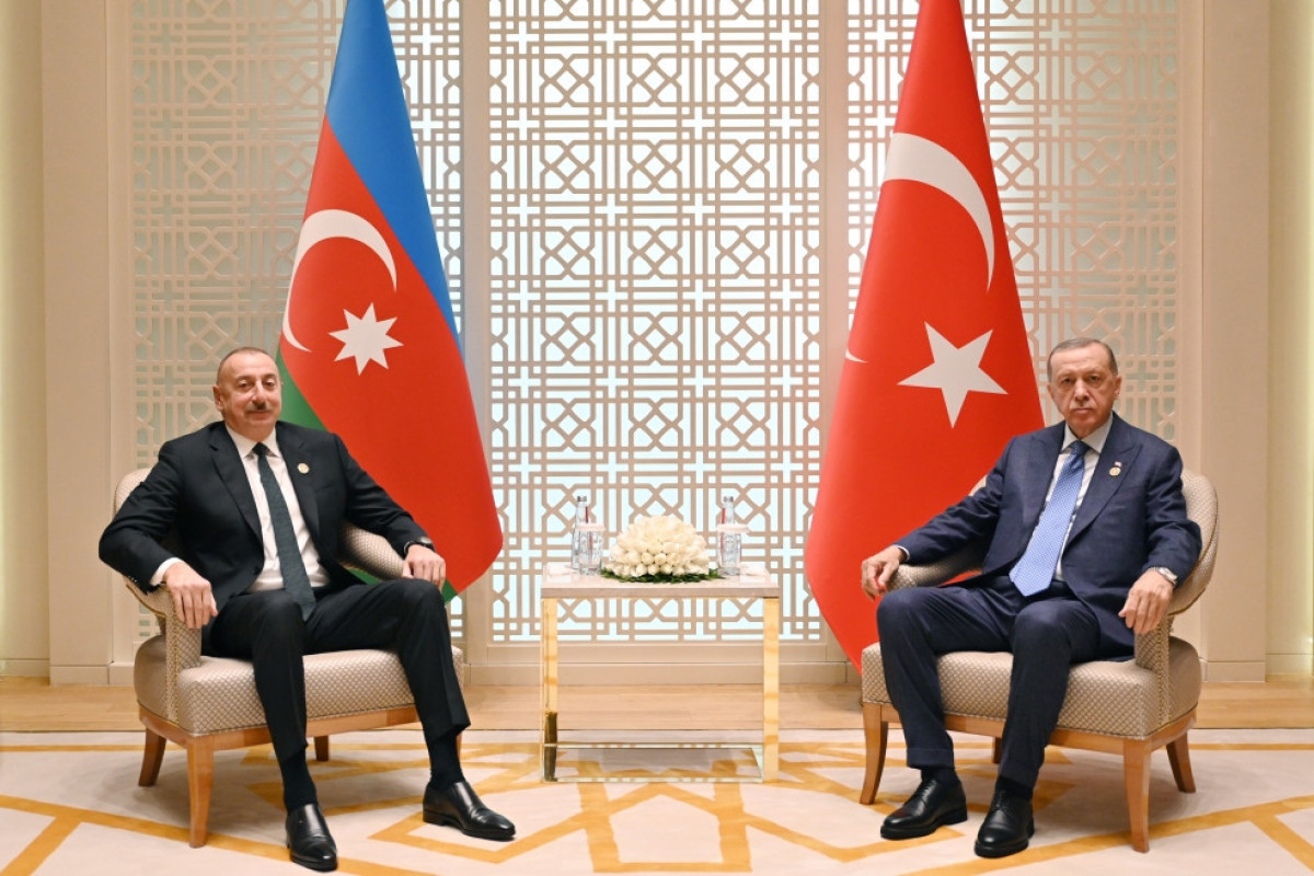 President of the Republic of Azerbaijan Ilham Aliyev,  President of the Republic of Turkiye Recep Tayyip Erdogan