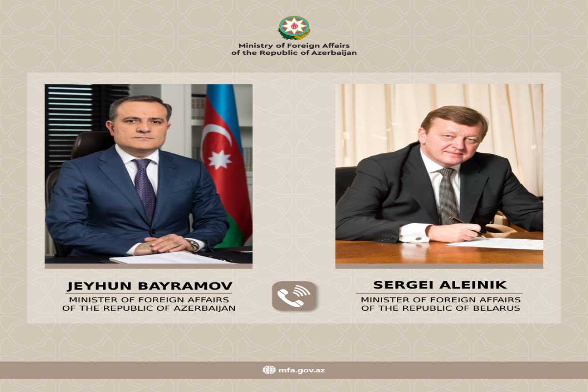 Azerbaijani FM had phone talk with newly appointed Belarusian FM