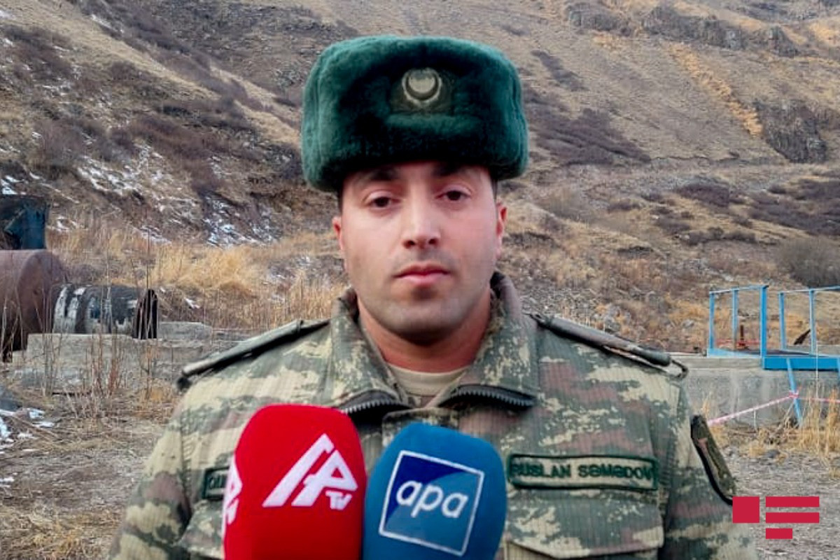 Ruslan Samedov, Major, officer of the Land Forces of the Azerbaijan Army