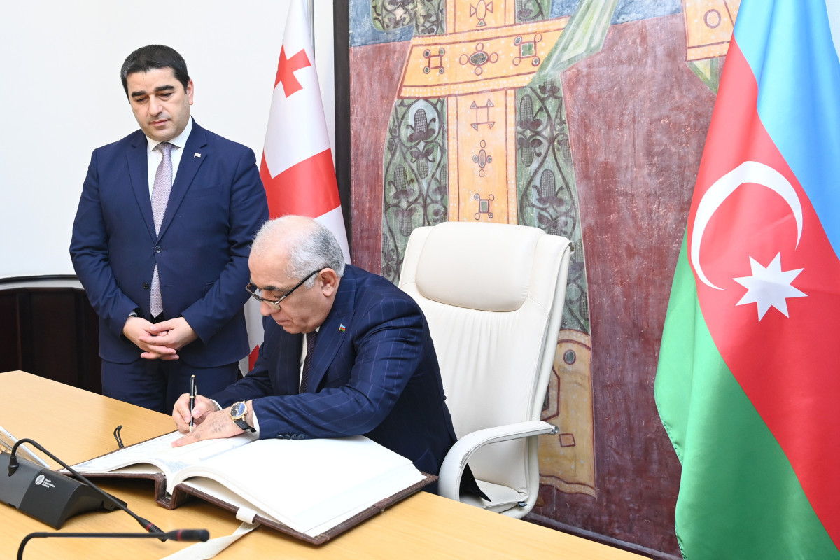 Azerbaijani PM met with Georgian Parliament Speaker