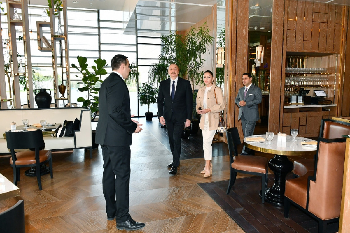 President Ilham Aliyev and First Lady Mehriban Aliyeva attended opening of “The Ritz-Carlton, Baku” hotel-UPDATED 