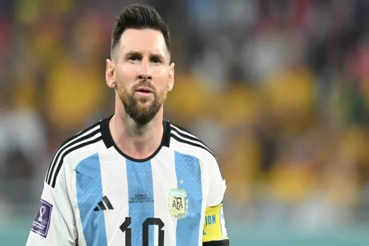 Lionel Messi, the captain of the world-winning Argentina football team