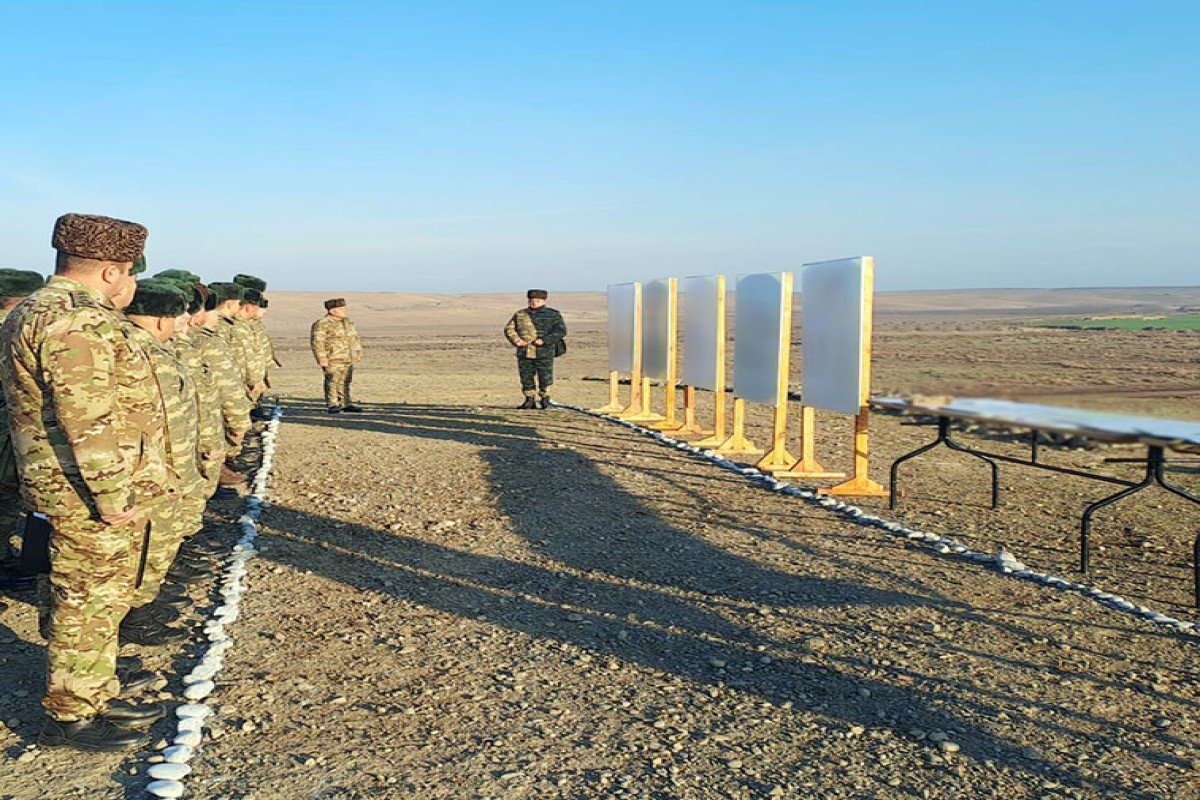 Practical shooting tasks are carried out at training held in Azerbaijan Army-PHOTO 