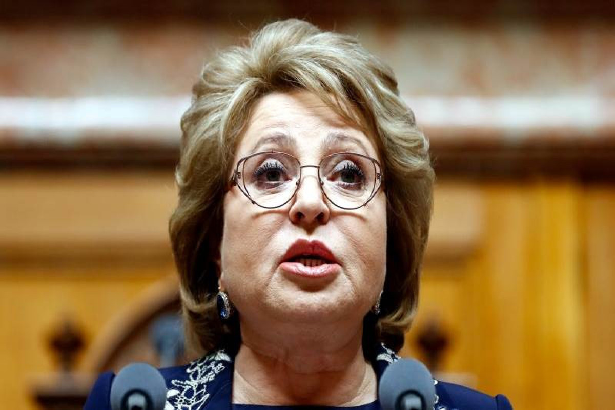 Valentina Matviyenko, speaker of the Federation Council