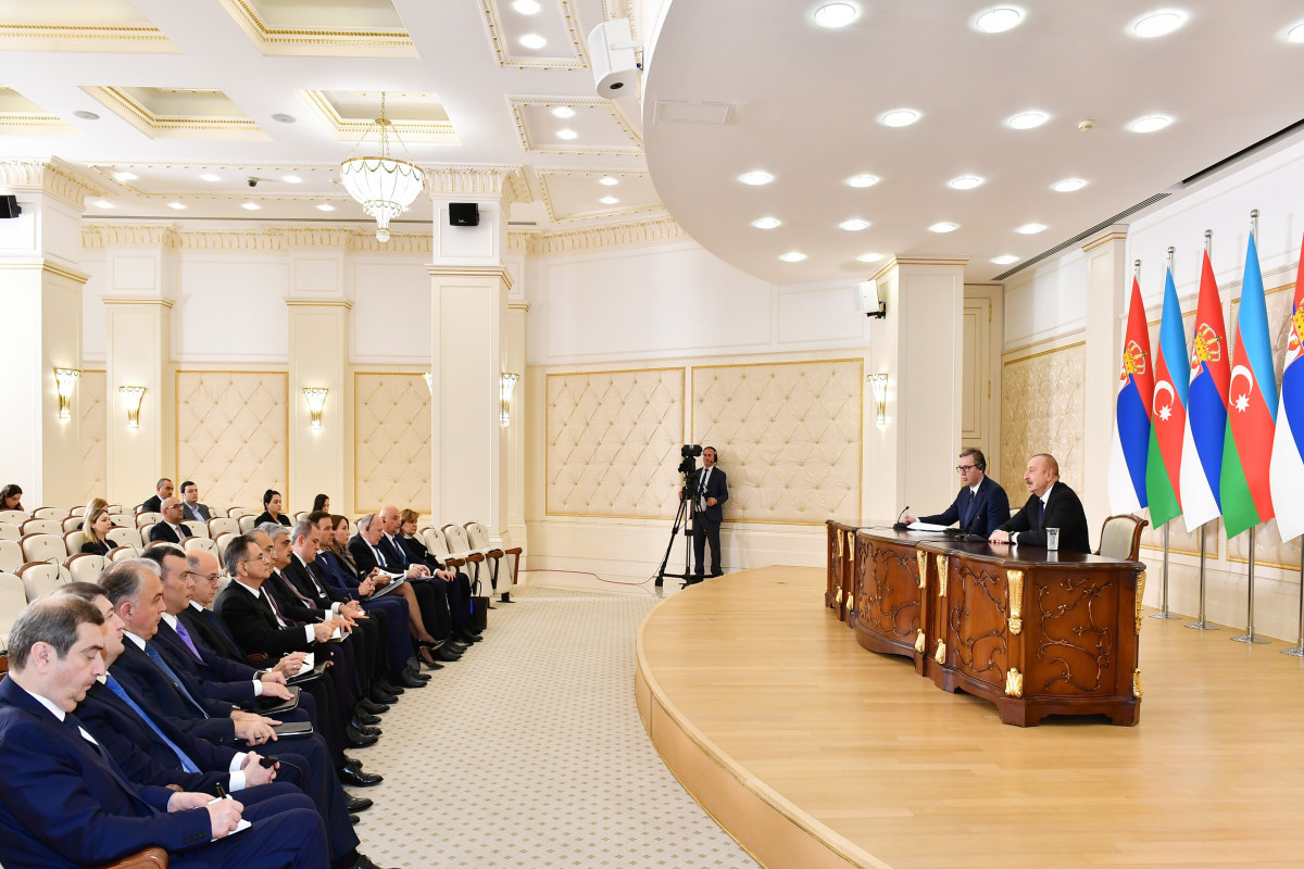 President:  Azerbaijan and Serbia have great potential in the field of transport and logistics
