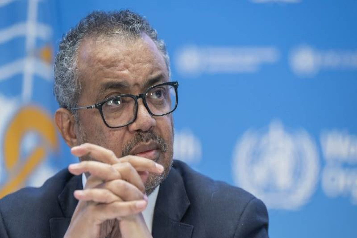 World Health Organization (WHO) Director-General Tedros Adhanom Ghebreyesus