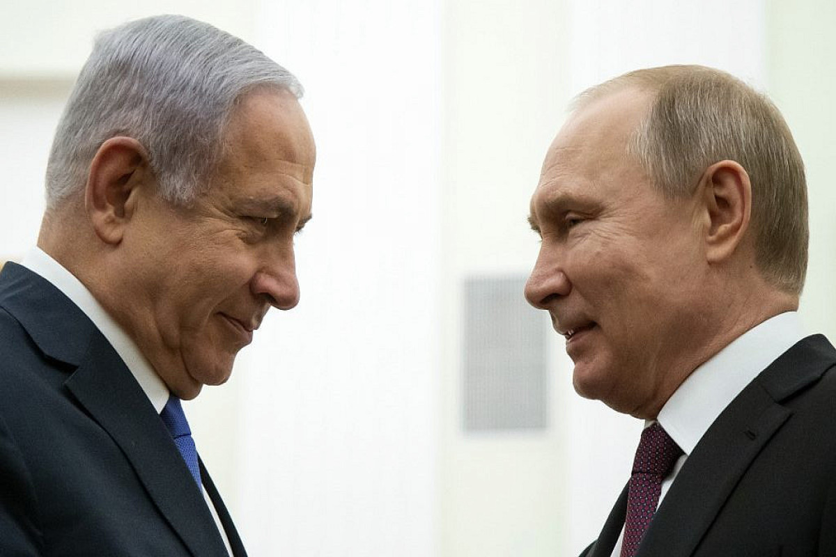 Israeli Prime Minister Benjamin Netanyahu and Russian President Vladimir Putin