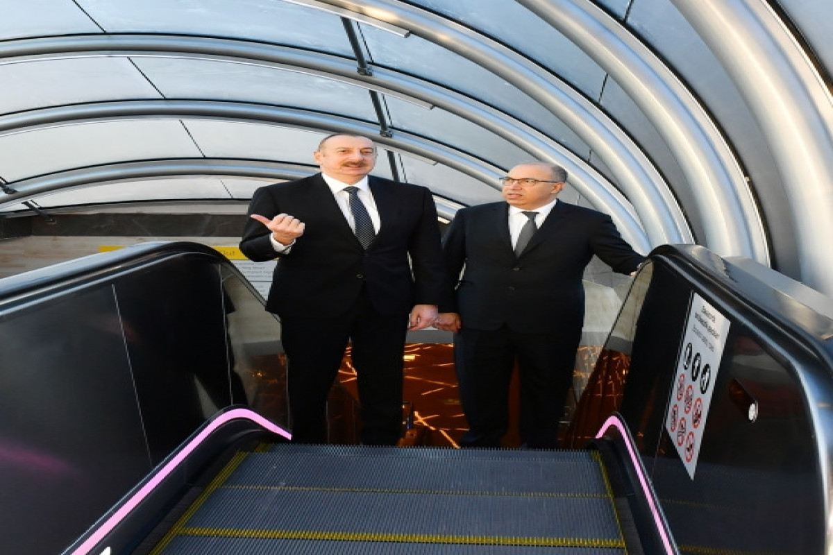 President Ilham Aliyev attended opening of “Khojasan” electric depot and station of Baku Metro-UPDATED 