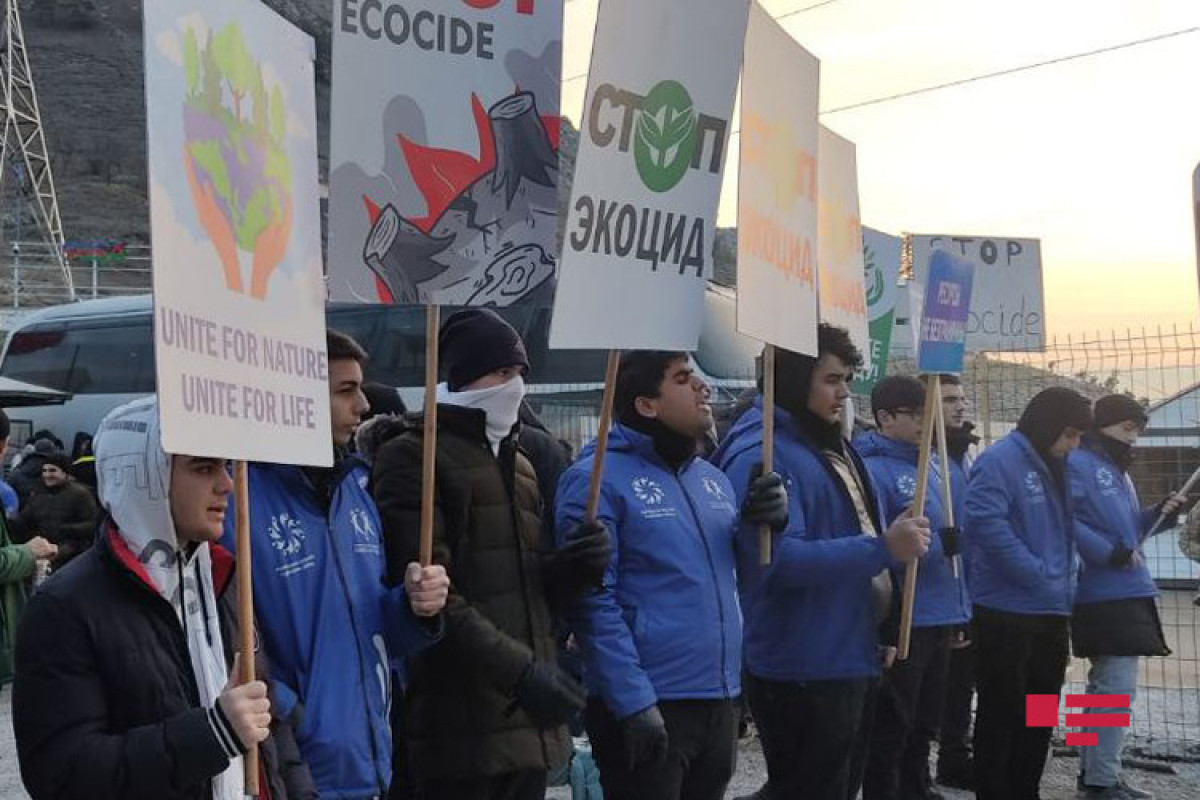 Protest action continued on Khankendi-Lachin road throughout the night-PHOTO -VIDEO 