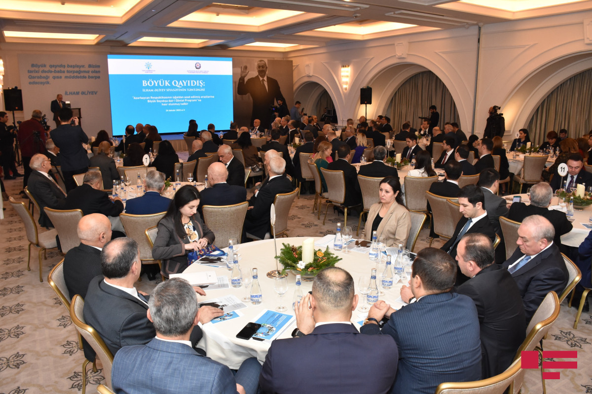 Conference called "Great Return: Solemnity of Ilham Aliyev's policy" was held-PHOTO 