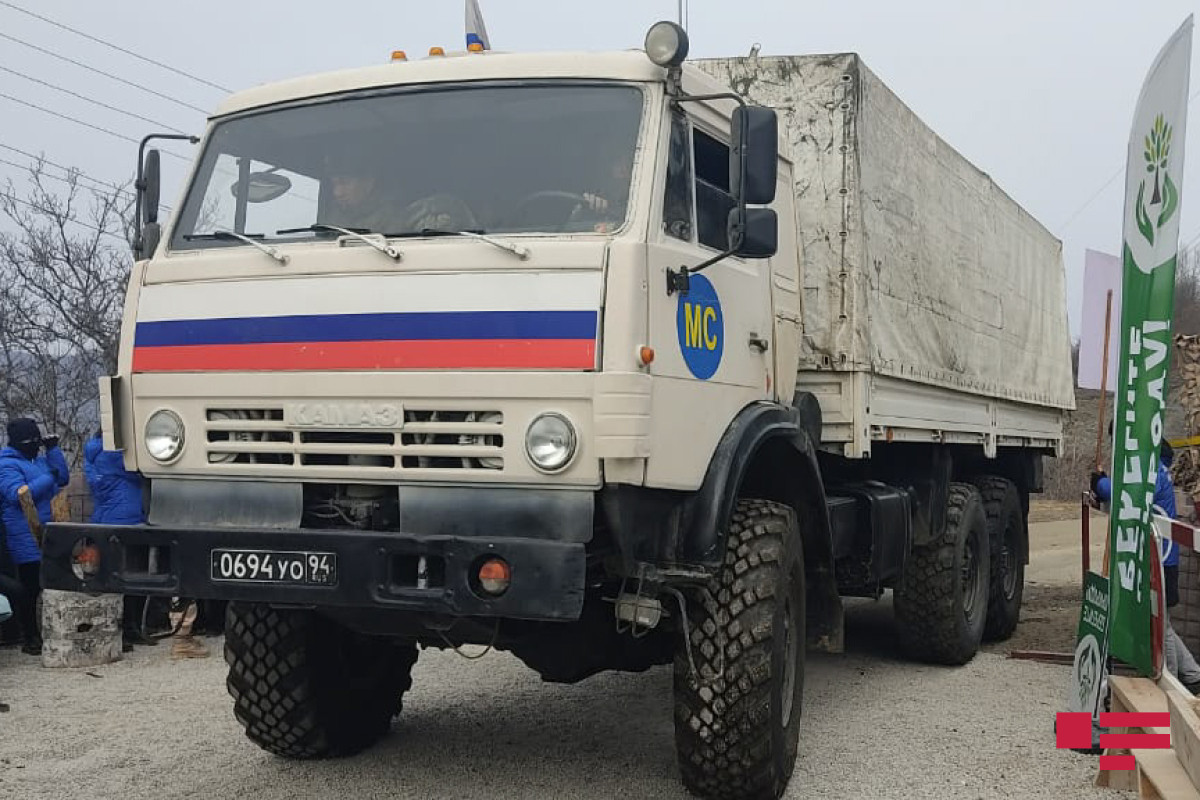 Lachin-Khankendi road: Peacekeepers dismantled tents they set up in area where protest action is held, all containers were taken-VIDEO -UPDATED-1 