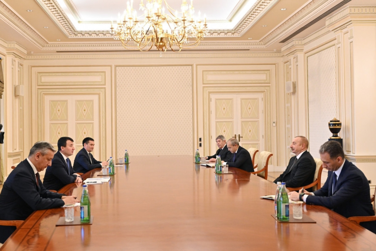President Ilham Aliyev received Deputy Prime Minister of Uzbekistan-UPDATED 