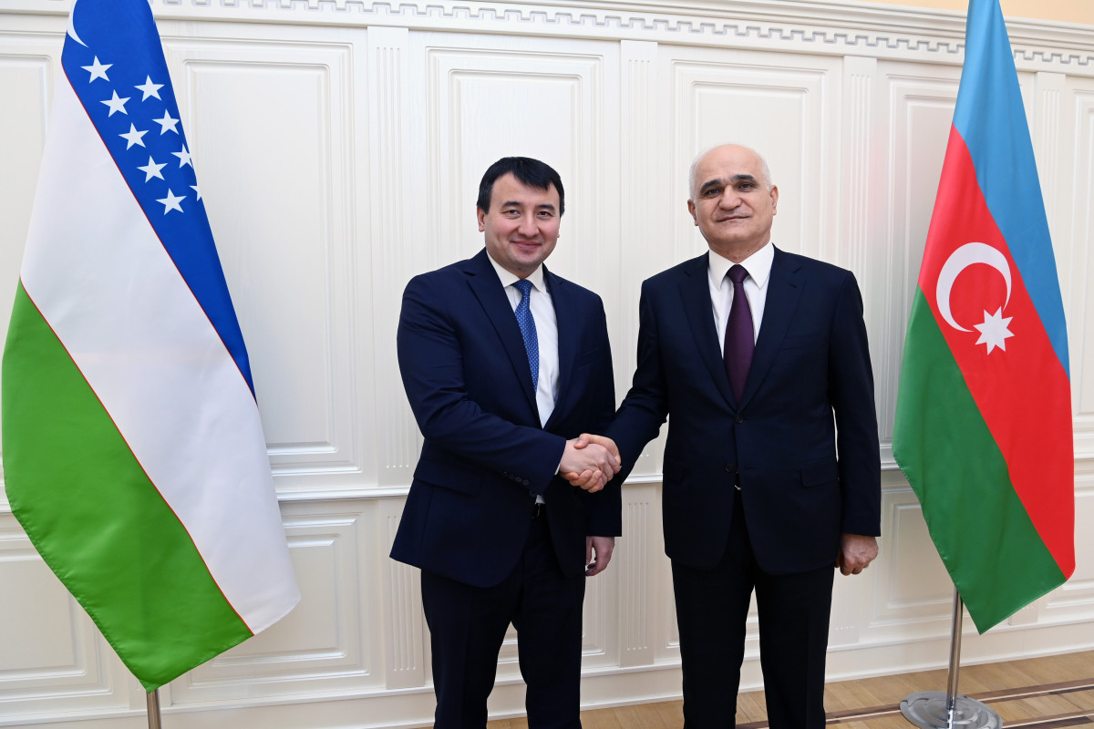 Deputy Prime Minister of Uzbekistan Jamshid Khodjaev, Deputy Prime Minister of Azerbaijan Shahin Mustafayev