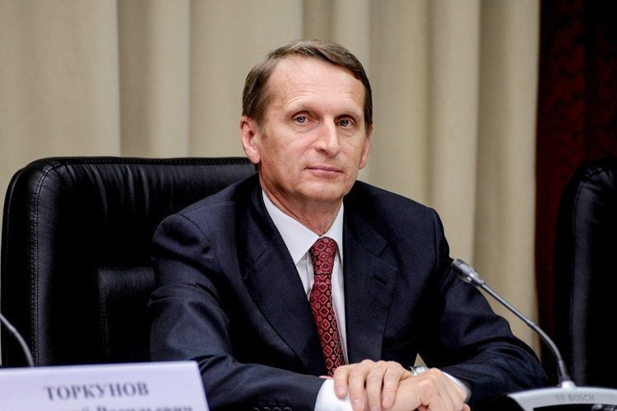 Sergei Naryshkin, Head of the Foreign Intelligence Service of the Russian Federation