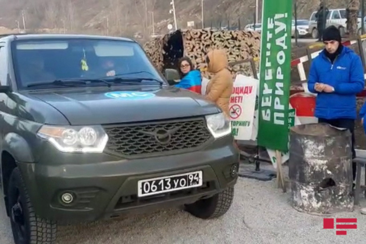 RPC vehicle unimpeded passed through Lachin road towards Azerbaijan's Khankendi  VIDEO 