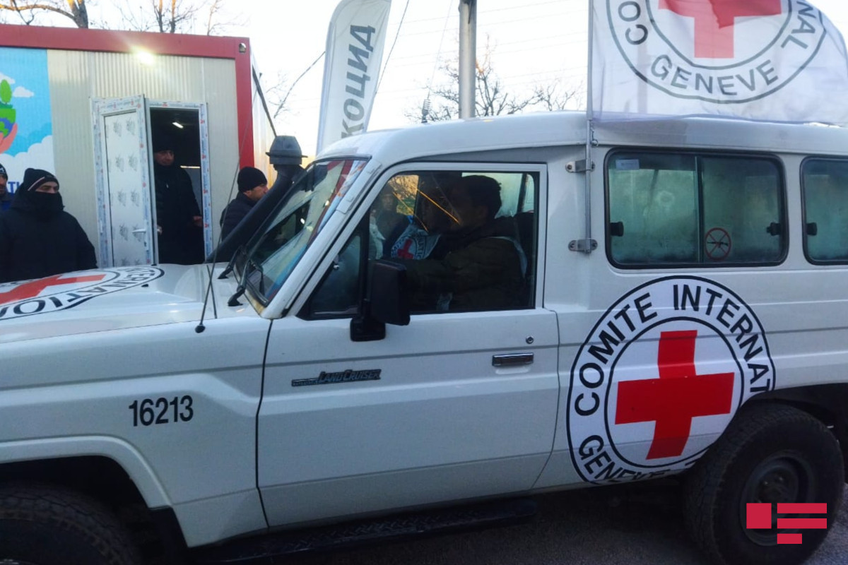 ICRC vehicles unimpededly moved on Lachin road where protest action is held-UPDATED 