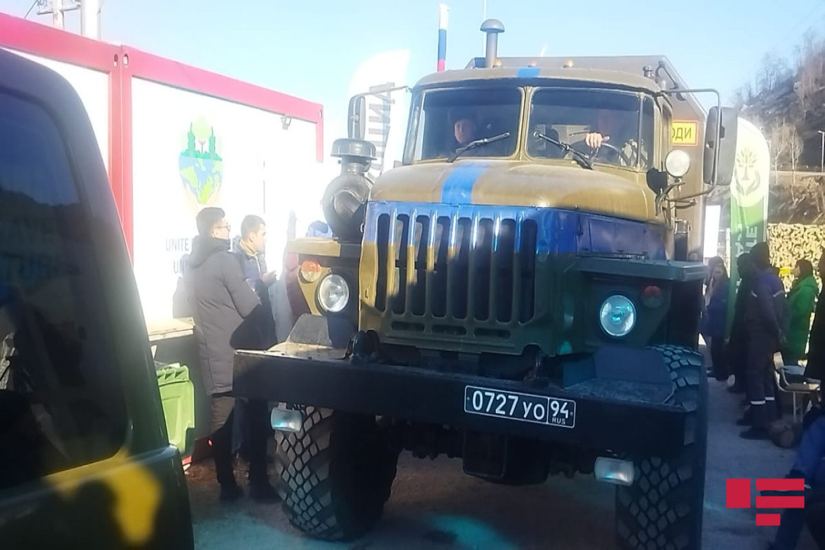 Three more RPC vehicles passed from Lachin-Khankendi road where protest action is held