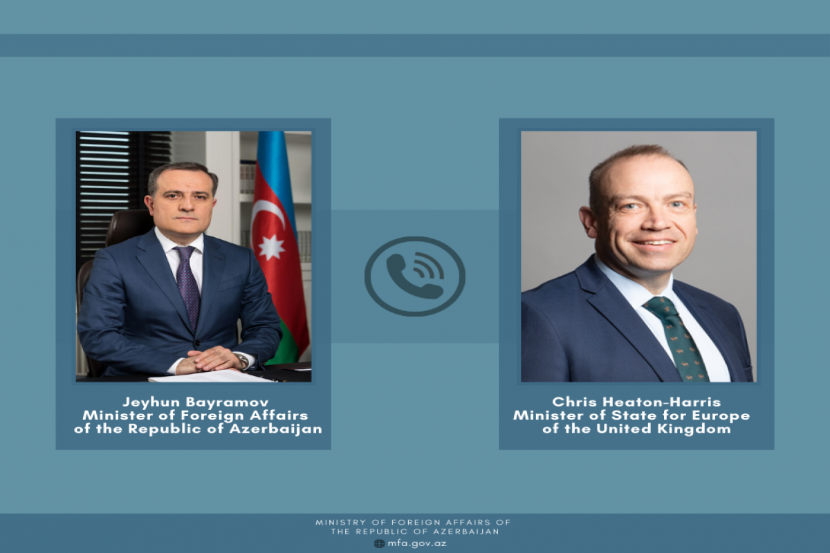 Azerbaijani FM discusses implementation of trilateral statements with British Minister