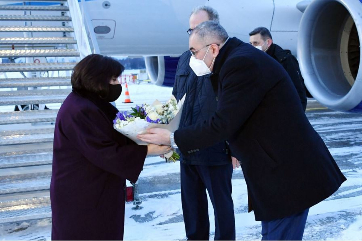 Delegation led by Chair of Milli Majlis Sahiba Gafarova begins official visits to Baltic states 