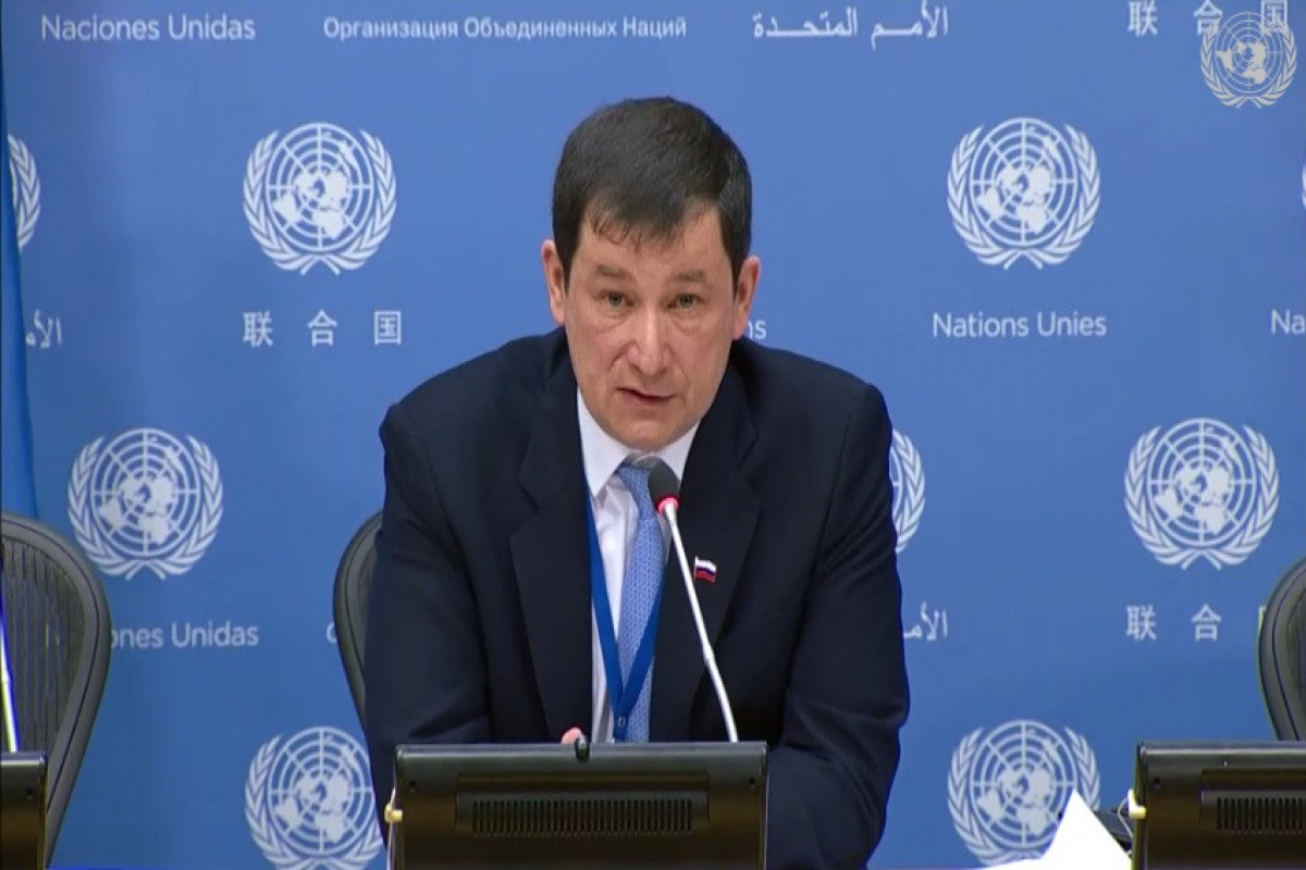 Dmitry Polyanski, Russia's Deputy UN Ambassadory,