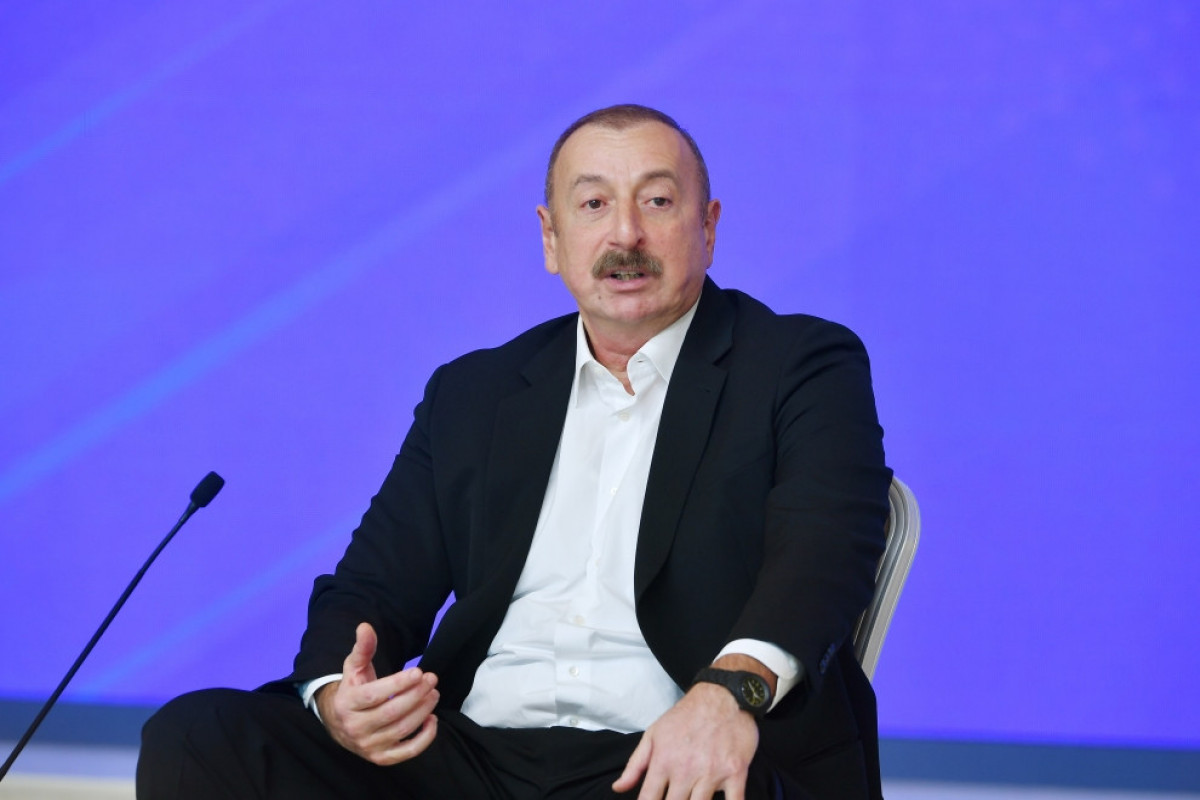 Azerbaijan's President Ilham Aliyev