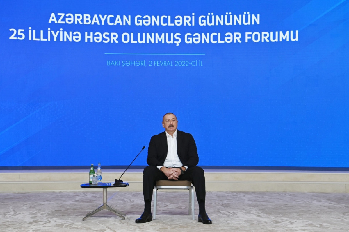 Azerbaijan's President Ilham Aliyev