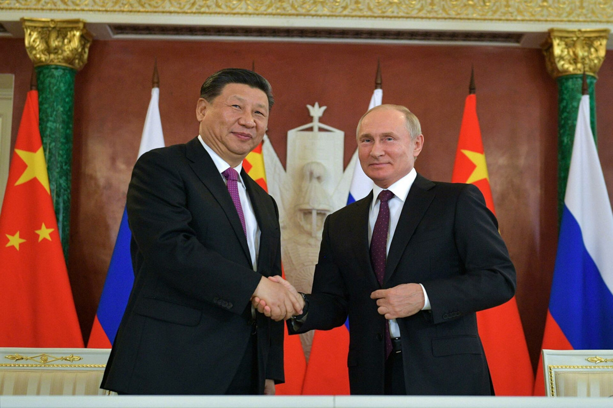 Xi Jinping, Vladimir Putin-Jomart Tokayev