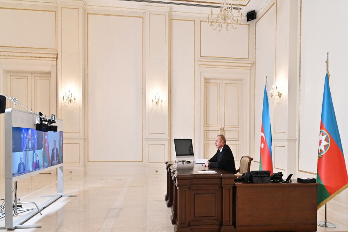 Azerbaijani, Armenian, EU, and French leaders meet in video format