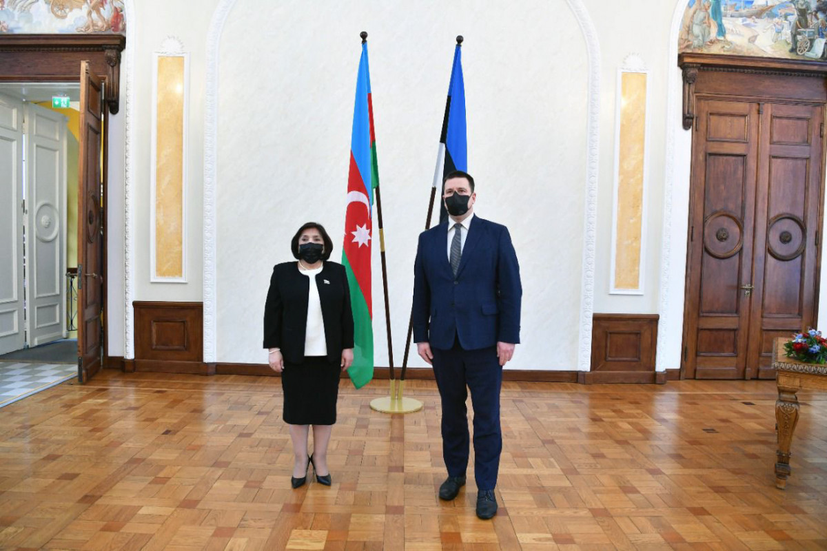 Chair of Azerbaijani Parliament meets with speaker of Estonian Parliament