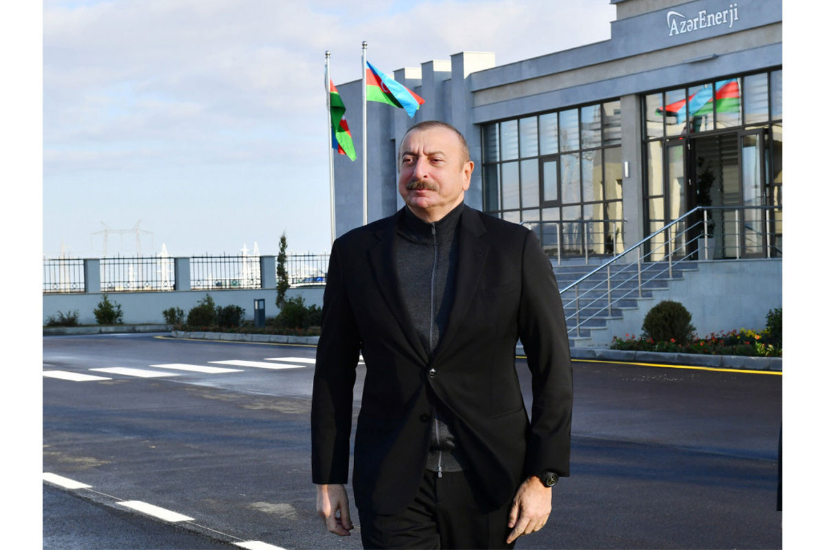 President Ilham Aliyev inaugurated newly renovated 330 kV “Yashma” junction substation