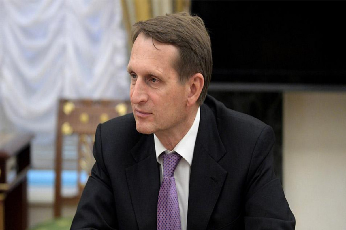 Sergei Naryshkin, director of the Russian Foreign Intelligence Service