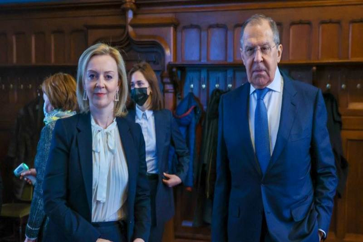 Liz Truss, Sergey Lavrov