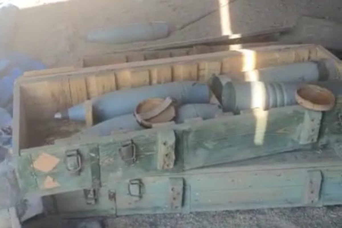 Artillery shells found in Azerbaijan’s Khojavand-PHOTO 