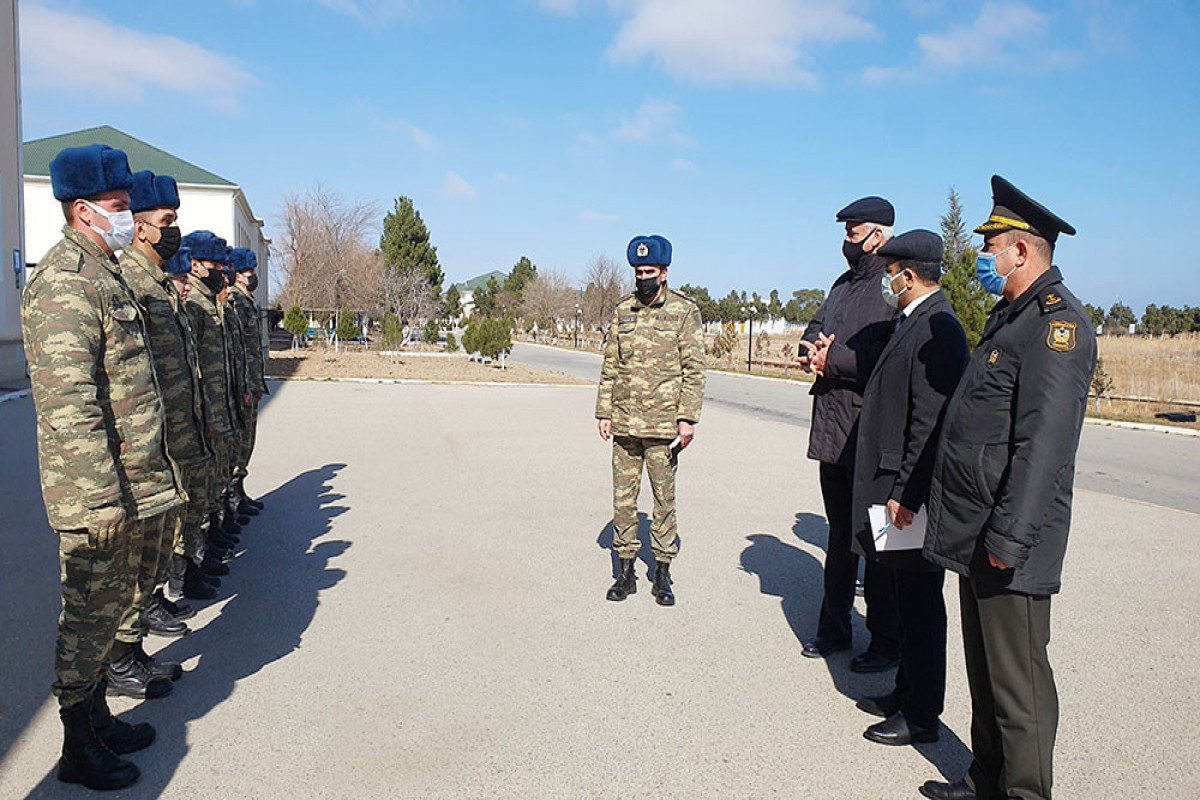 Representatives of Ombudsman's Office visited one of military units of the Azerbaijan Air Force