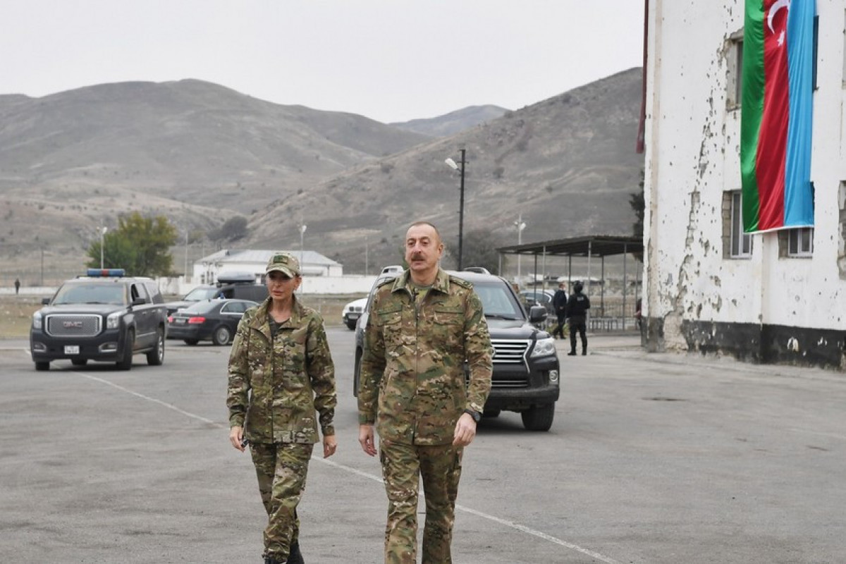 President Ilham Aliyev, First Lady Mehriban Aliyeva