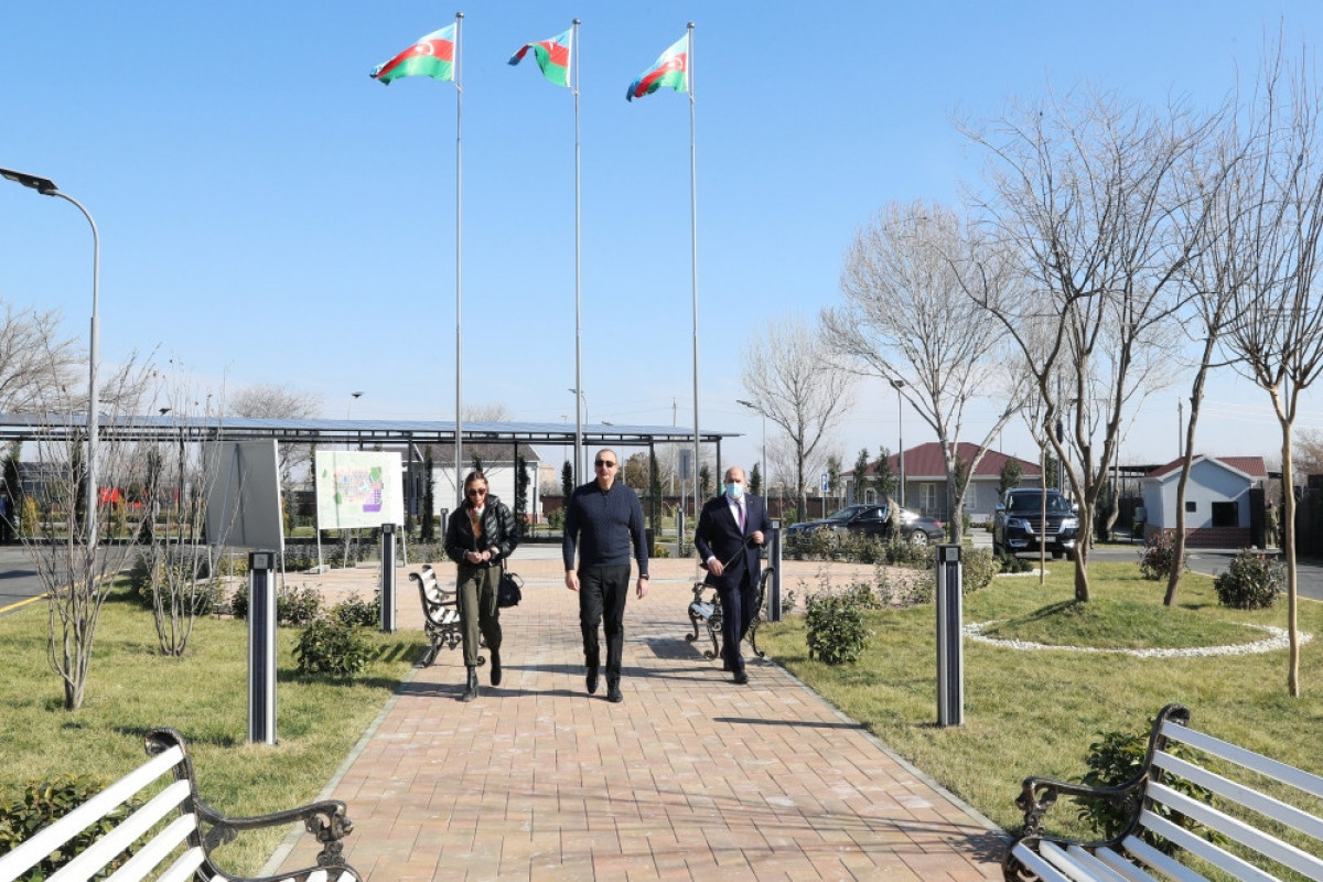 President Ilham Aliyev and First Lady Mehriban Aliyeva viewed conditions created at special representative office of President of Azerbaijan-UPDATED 