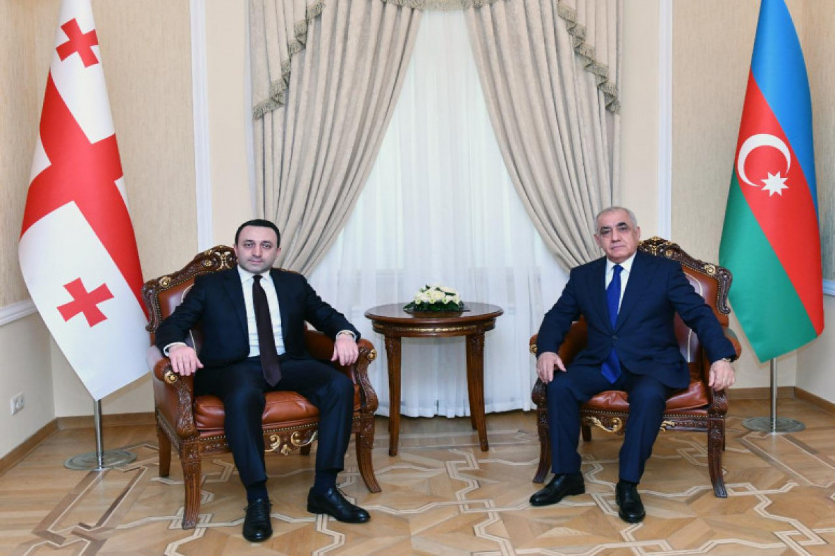 Irakli Garibashvili and Ali Asadov